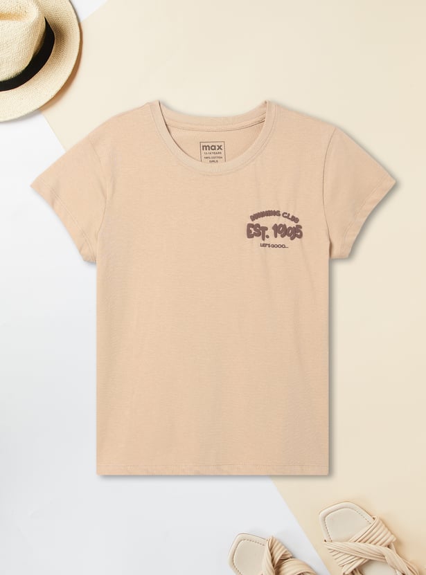 Girls Printed T-shirts - Pack of 2