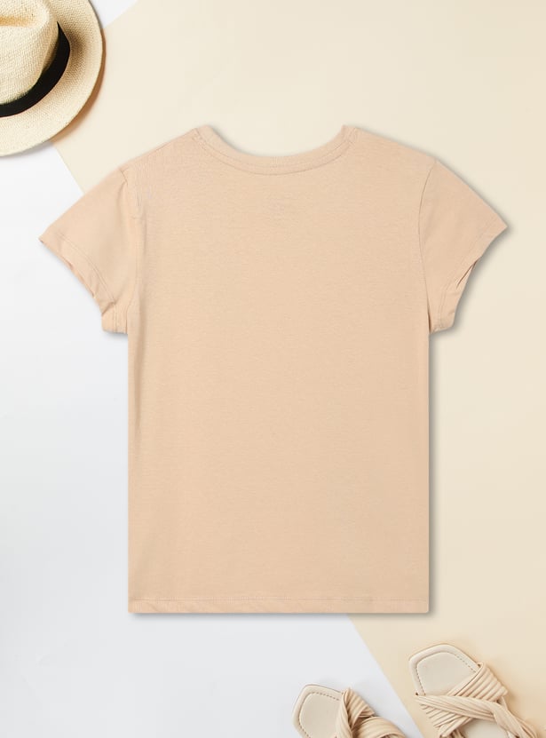 Girls Printed T-shirts - Pack of 2