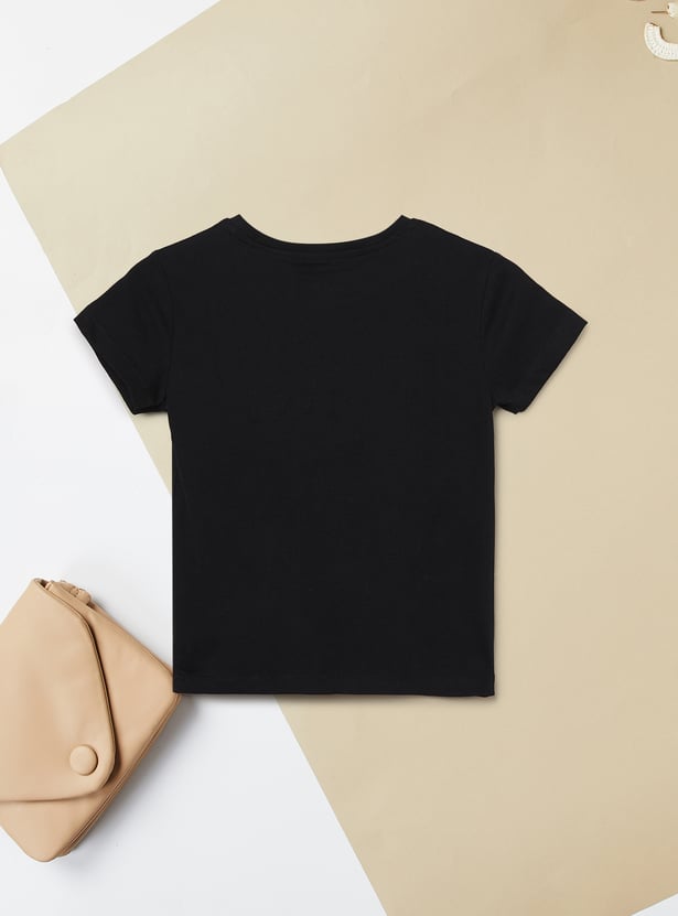 Girls Printed T-shirt - Pack of 2