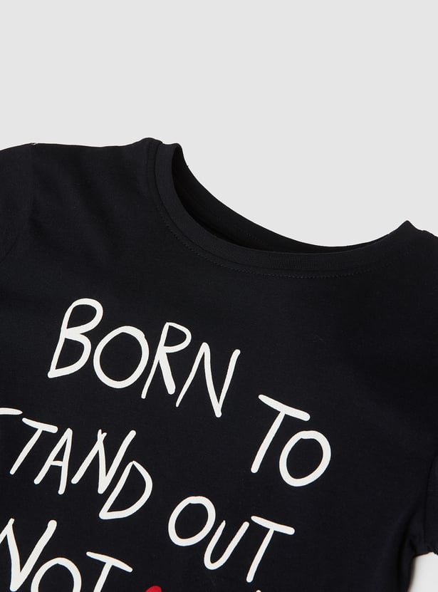 Girls Printed T-shirt - Pack of 2