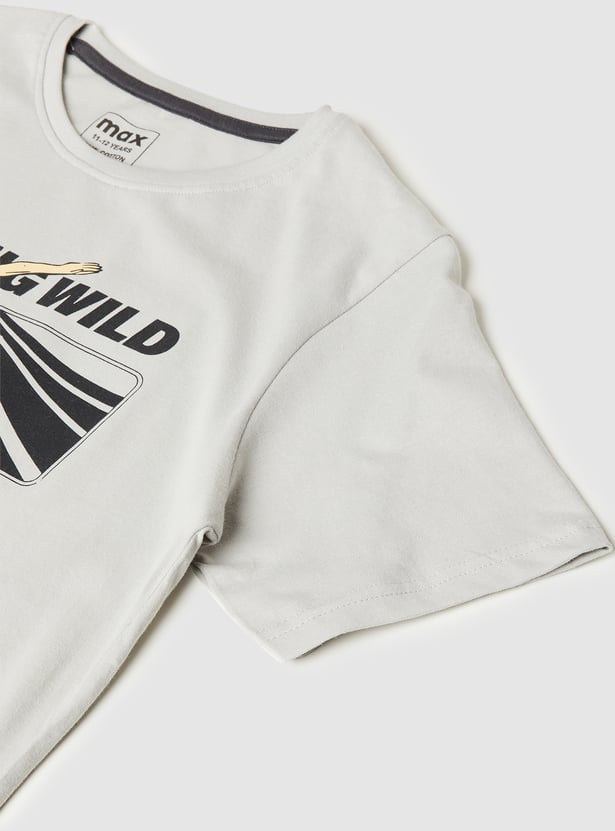 Boys Printed T-shirt - Pack of 2