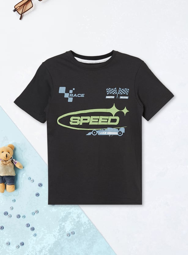 Boys Printed T-shirts - Pack of 2