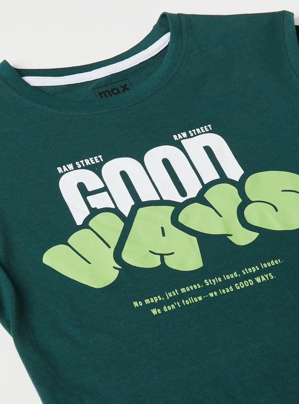 Boys Printed T-shirts - Pack of 2