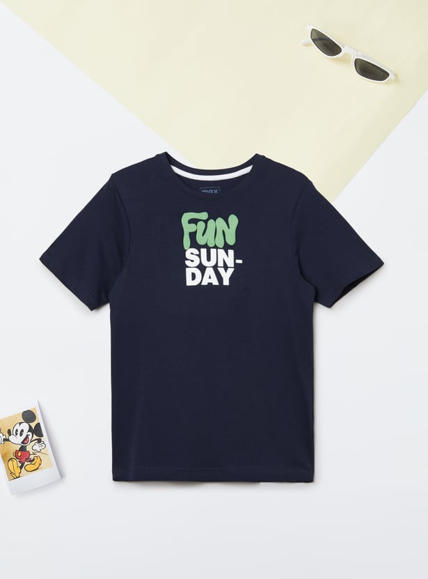 Boys Printed T-shirts - Pack of 2