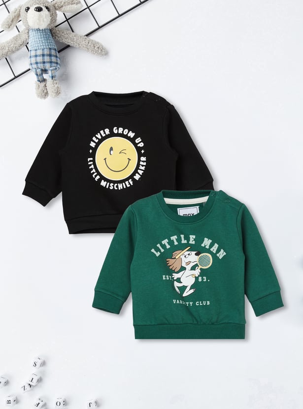 Boys Printed Sweatshirt - Pack of 2
