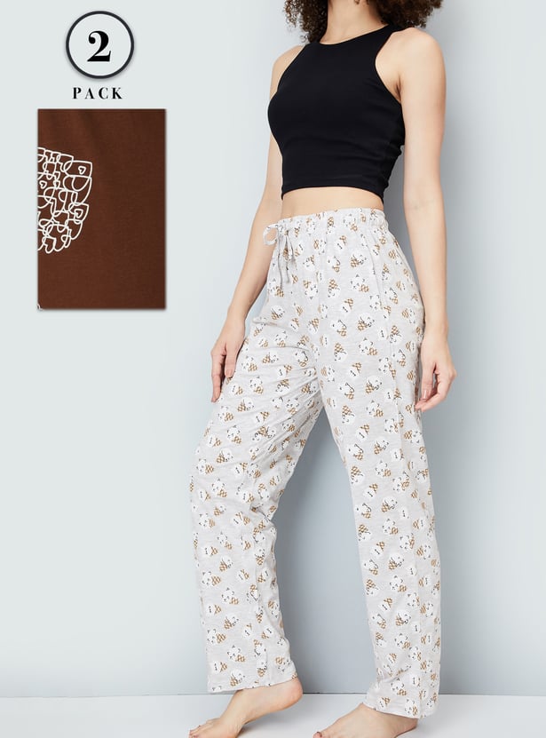 Women Printed Pyjamas - Pack of 2
