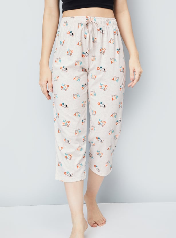 Women Character Print Capri - Pack of 2