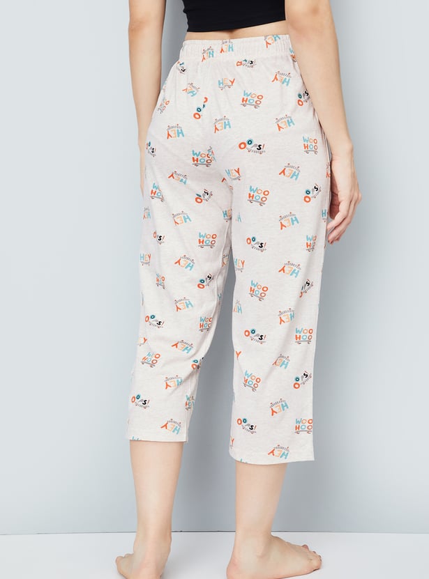 Women Character Print Capri - Pack of 2