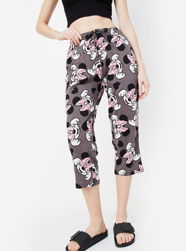 Women Character Print Capri - Pack of 2
