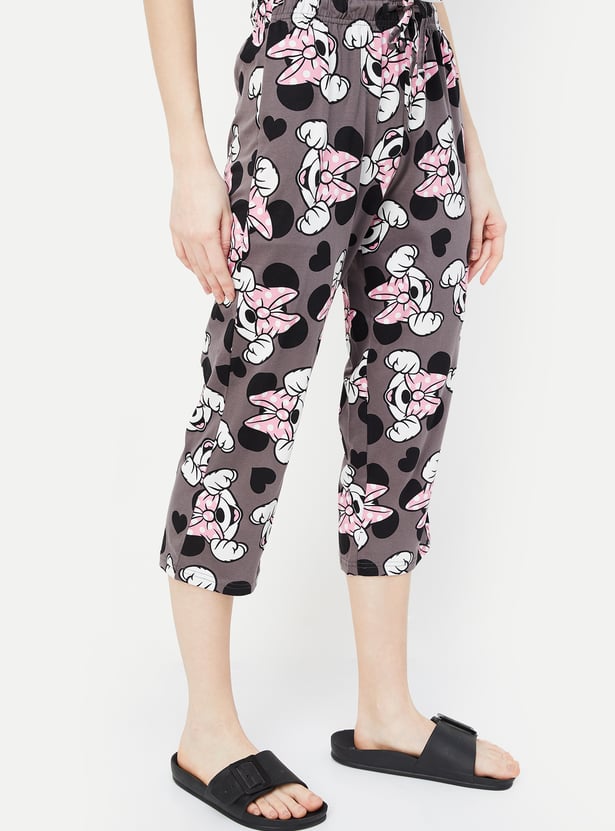 Women Character Print Capri - Pack of 2
