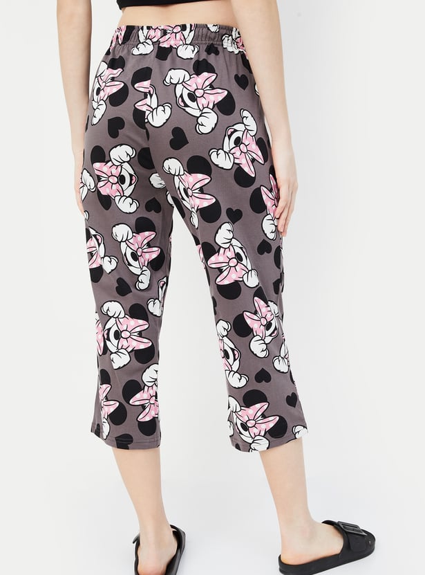 Women Character Print Capri - Pack of 2