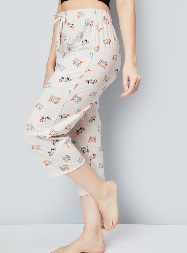 Women Character Print Capri - Pack of 2