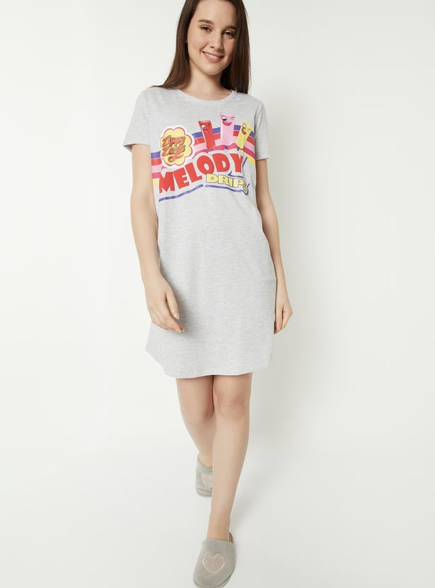 Women Printed Nightdress - Pack of 2