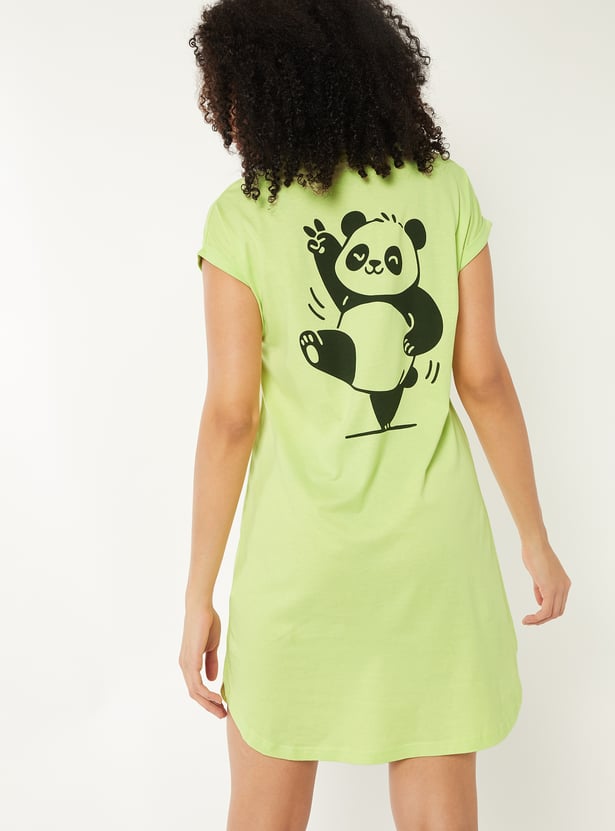 Women Printed Nightdress - Pack of 2