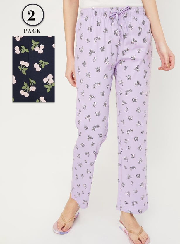 Women Printed Pyjamas - Pack of 2