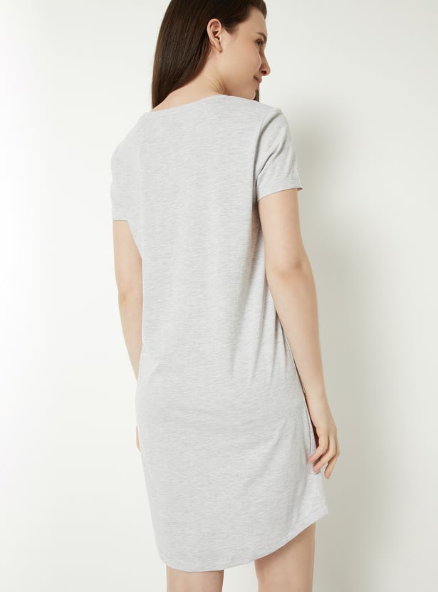 Women Printed Nightdresses - Pack of 2