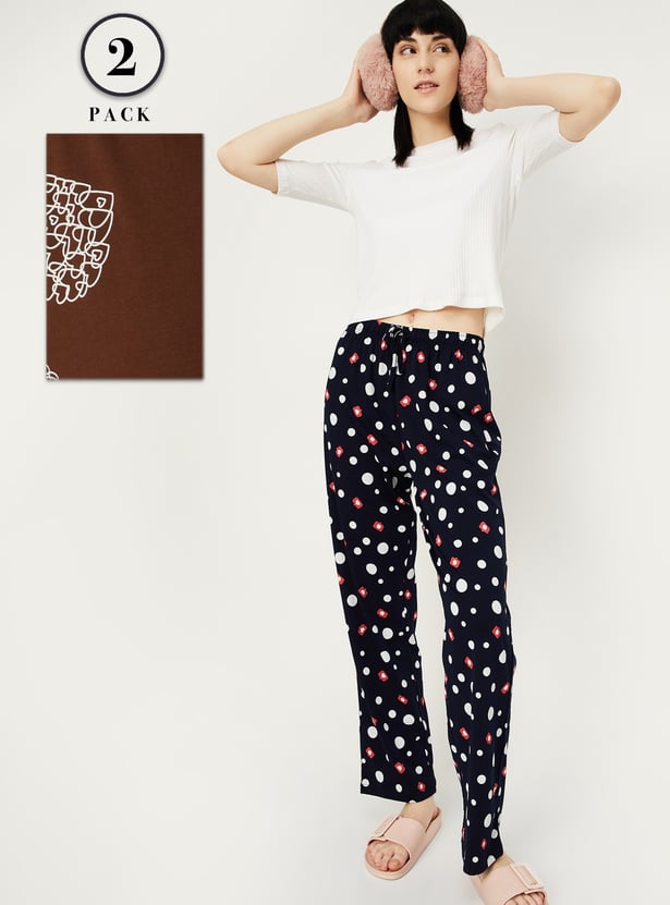 Women Printed Pyjamas - Pack of 2
