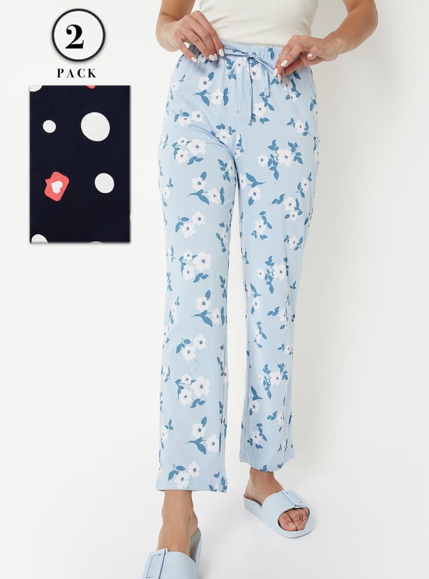 Women Printed Pyjamas - Pack of 2