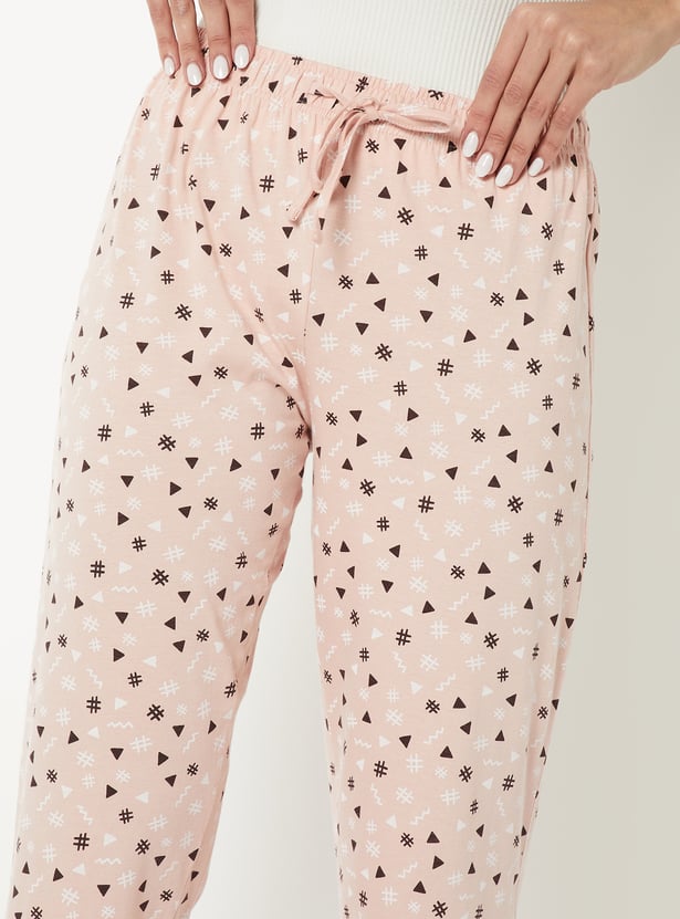 Women Printed Pyjamas- Pack of 2
