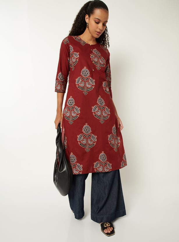 Kalki x Max Women Printed Straight Kurtas - Pack of 2