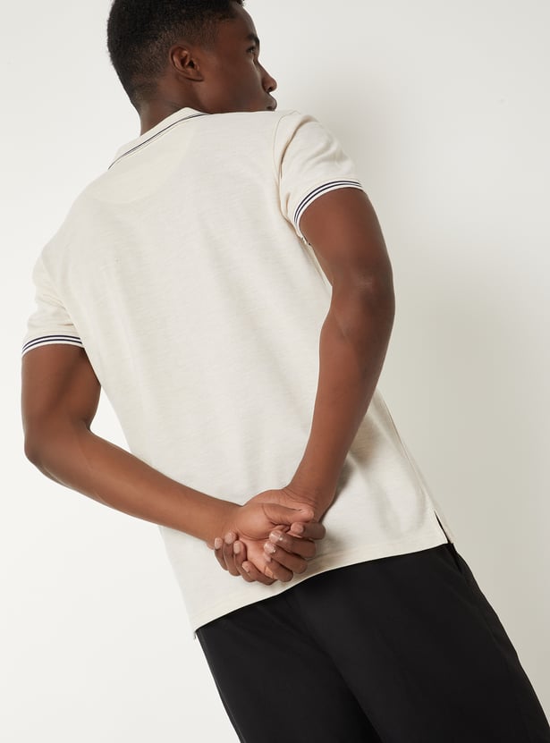 Men Solid Polo T-shirt