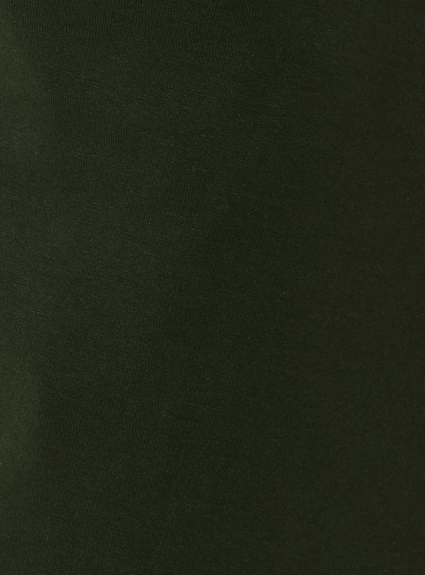 Men Solid Lounge Shorts