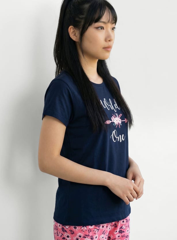 Women Printed PJ Set