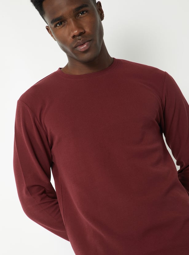 Men Textured Lounge T-shirt