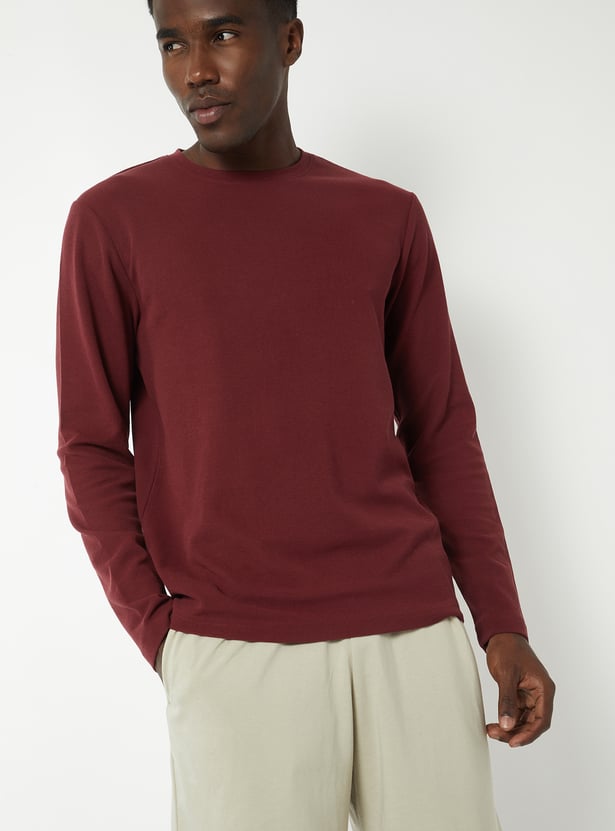 Men Textured Lounge T-shirt