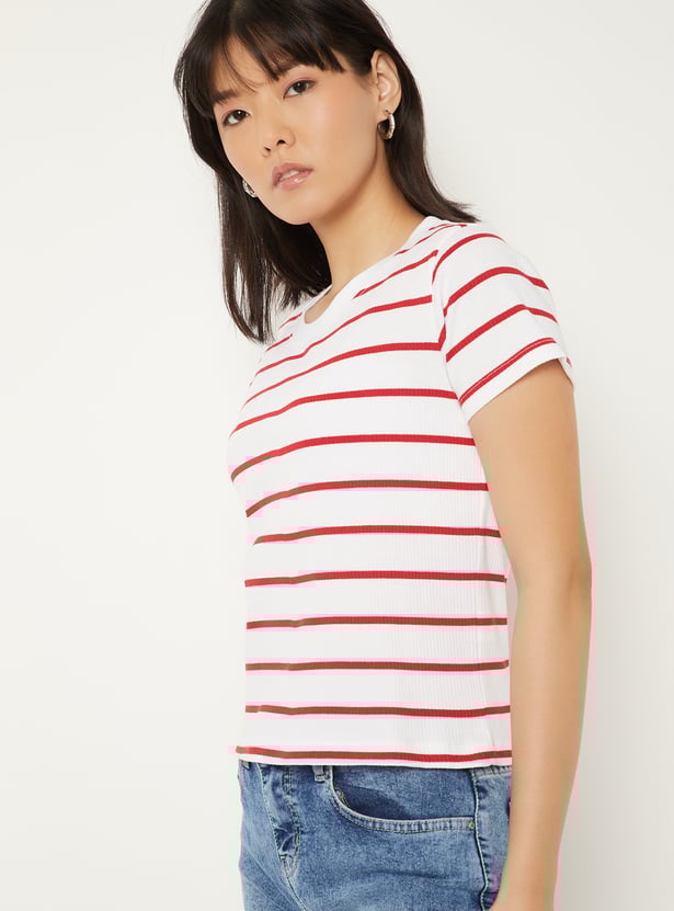 Women Striped T-shirt