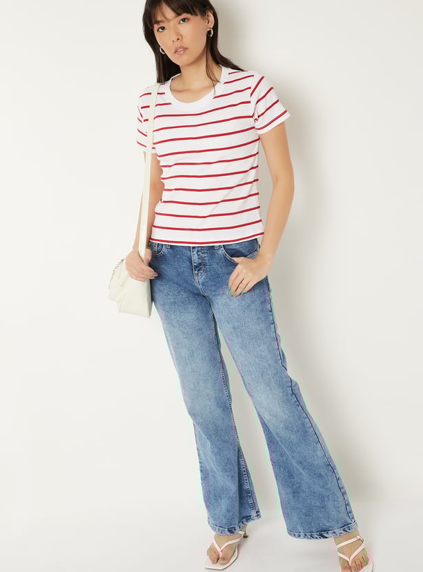 Women Striped T-shirt