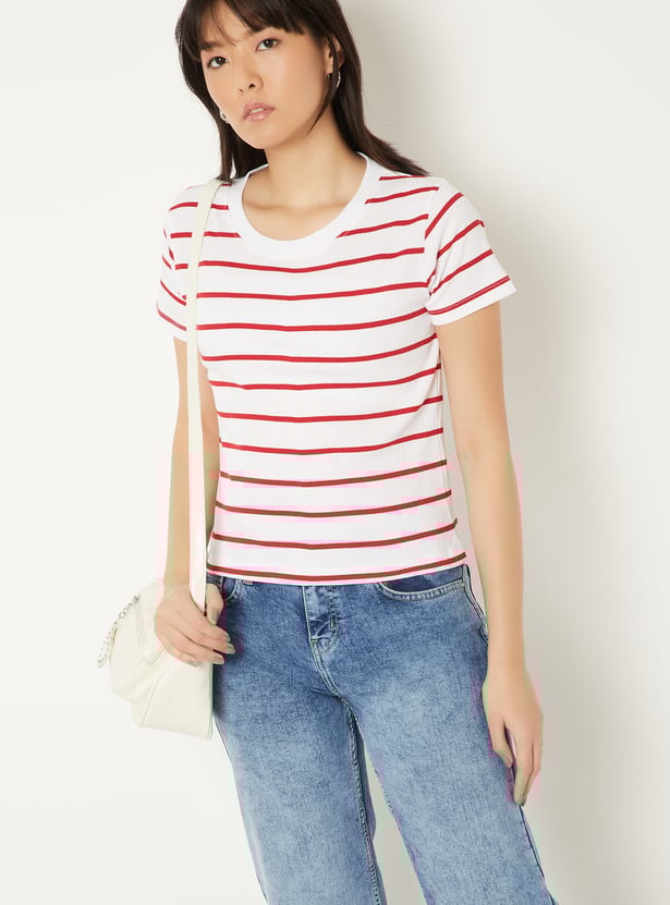 Women Striped T-shirt