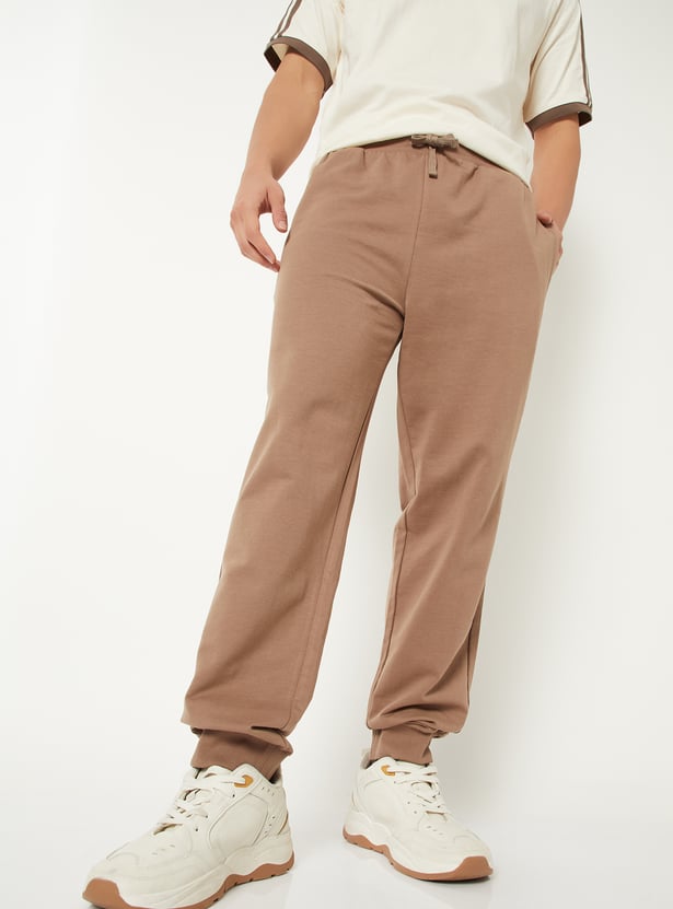 Men Solid Athleisure Joggers