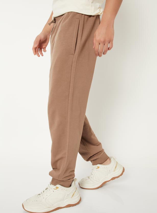 Men Solid Athleisure Joggers