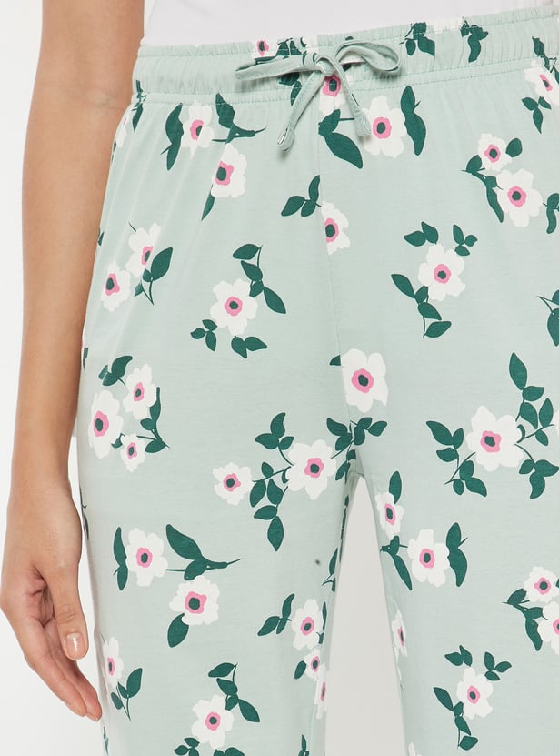 Women Floral Print Pyjamas