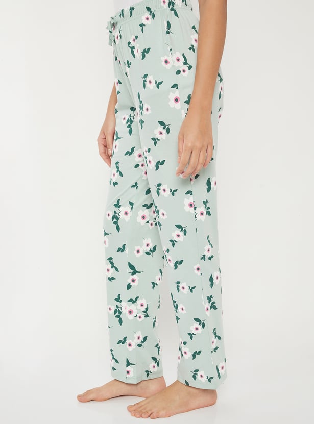 Women Floral Print Pyjamas