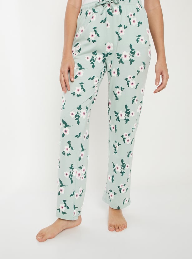 Women Floral Print Pyjamas