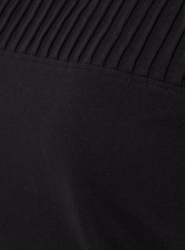 Women Pintuck Yoke T-shirt