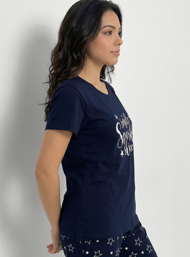 Women Printed PJ Set