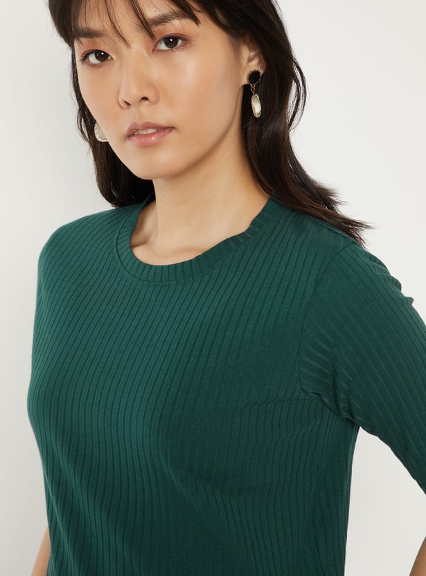 Women Ribbed T-shirt