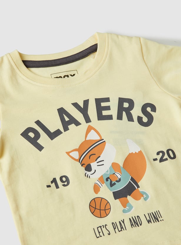 Boys Printed T-shirt - Pack of 2