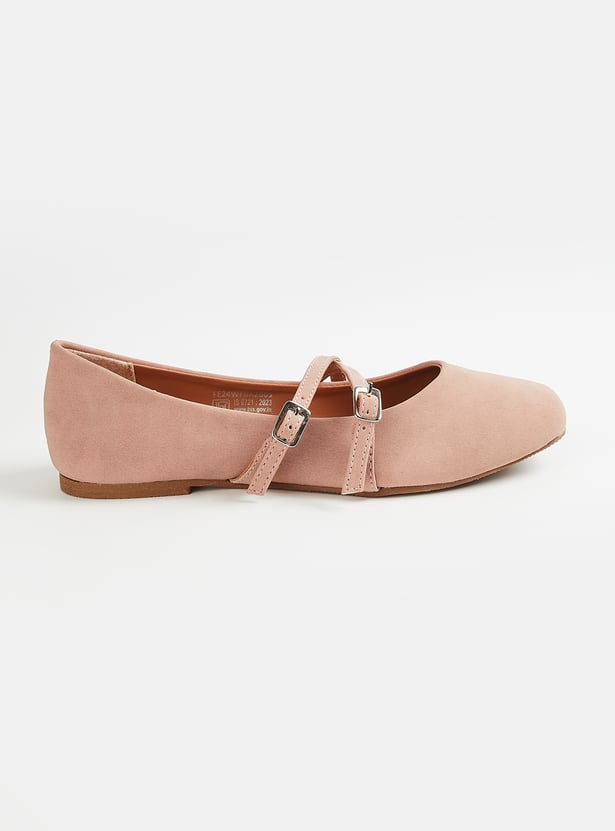 Women Double Strap Mary Janes