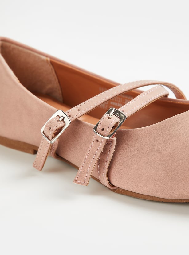 Women Double Strap Mary Janes
