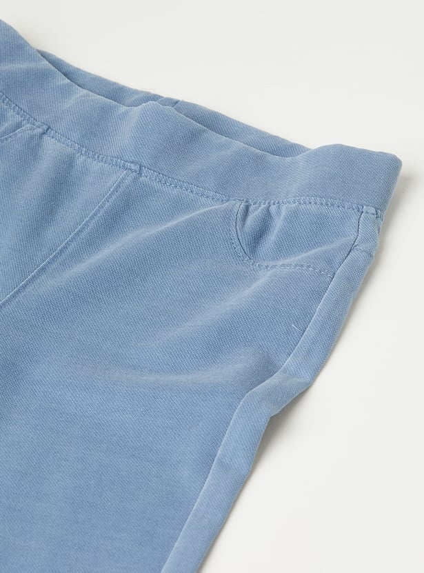 Girls Solid Slim Fit Jeans