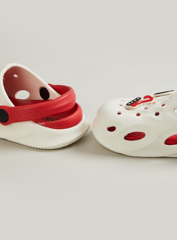 Boys Charm-Detailed Clogs