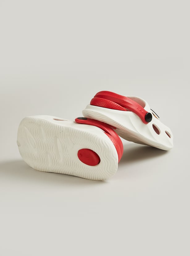 Boys Charm-Detailed Clogs