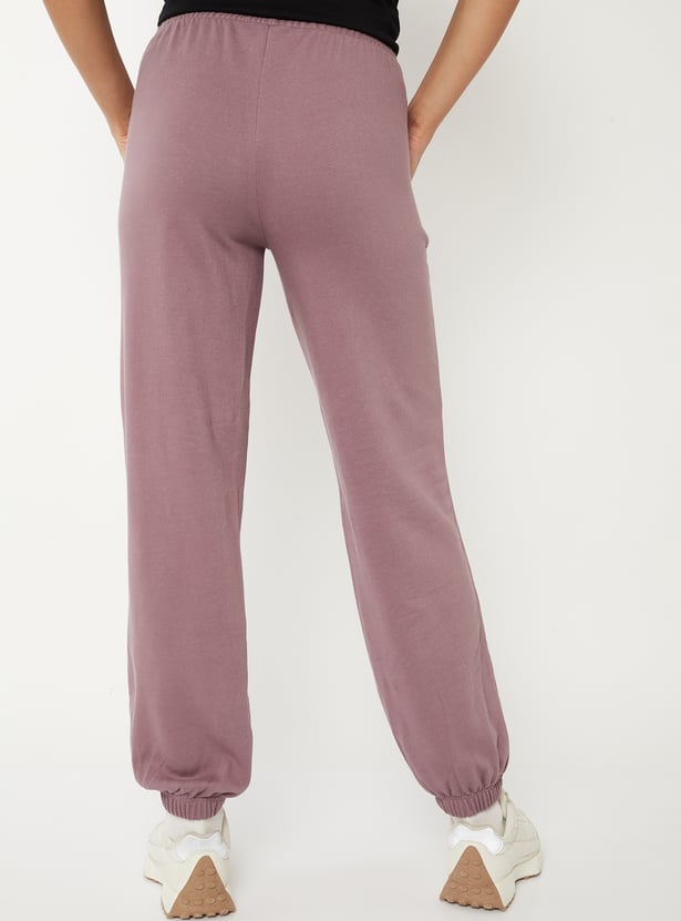 Women Solid Athleisure Joggers
