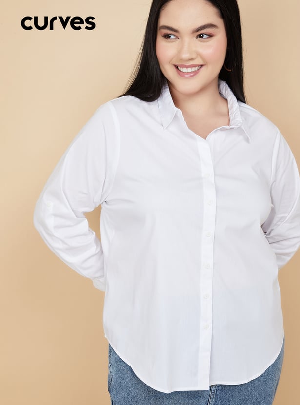 Women Solid Regular Fit Shirt