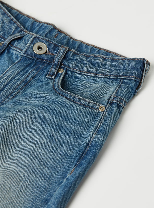 Boys Washed Denim Shorts