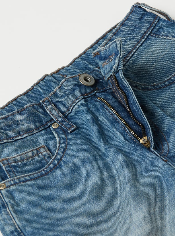 Boys Washed Denim Shorts